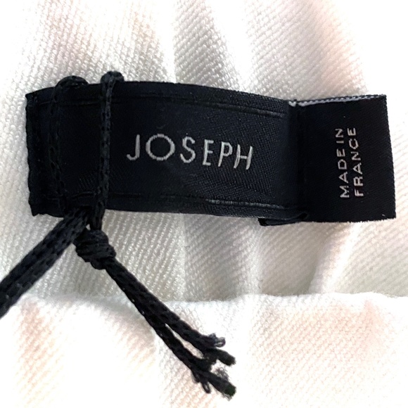 Joseph white stretch gabardine leggings mid-rise size US8 FR40 NWT - Picture 11 of 14